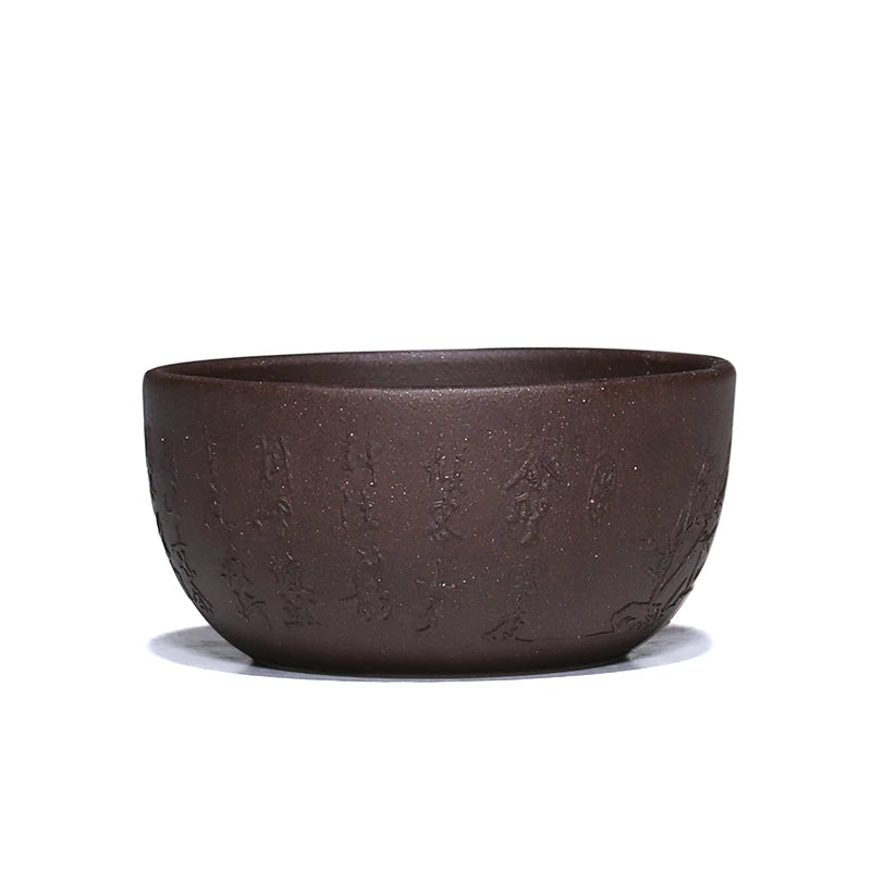 authentic yixing zisha tea cup 30ml small kungfu cup original ore purple grit duan / qingshui / green / purple clay China cups