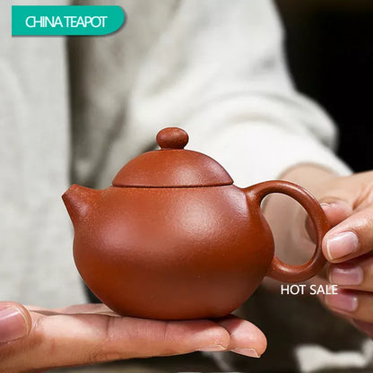 130ml Authentic Yixing Purple Clay Teapot Raw Ore Zhu Mud Home Tea Pot Zisha Filter Beauty Tea Kettle Chinese Teaware Supplies