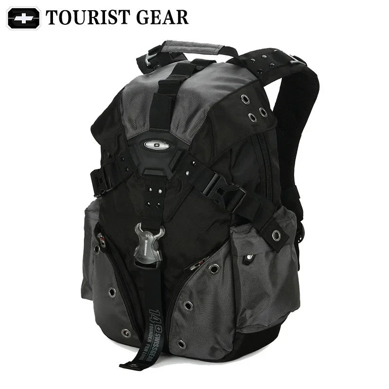 bagpack mochila swiss Travel rugzak TOURIST GEAR 15.6 inch laptop business backpack waterproof men sac a dos homme