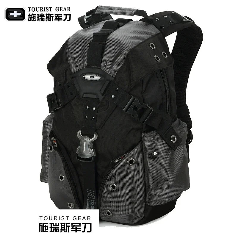 bagpack mochila swiss Travel rugzak TOURIST GEAR 15.6 inch laptop business backpack waterproof men sac a dos homme