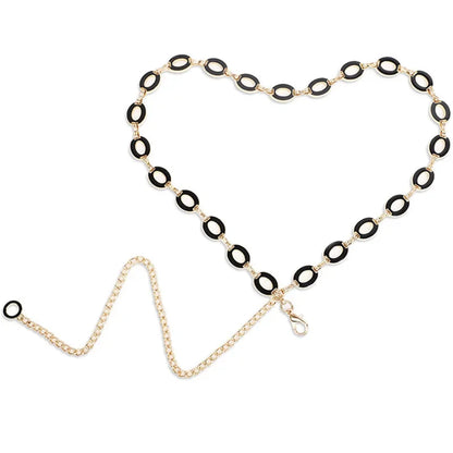 band Cool Love Decoration Skirt Versatile Pearl Waist Chain Fashion Designer Belts for Women