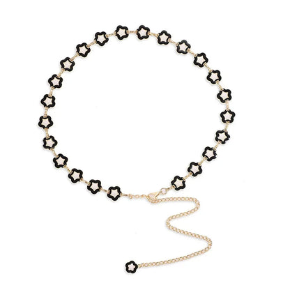 band Cool Love Decoration Skirt Versatile Pearl Waist Chain Fashion Designer Belts for Women