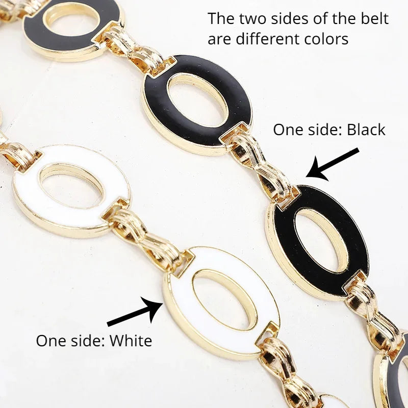 band Cool Love Decoration Skirt Versatile Pearl Waist Chain Fashion Designer Belts for Women