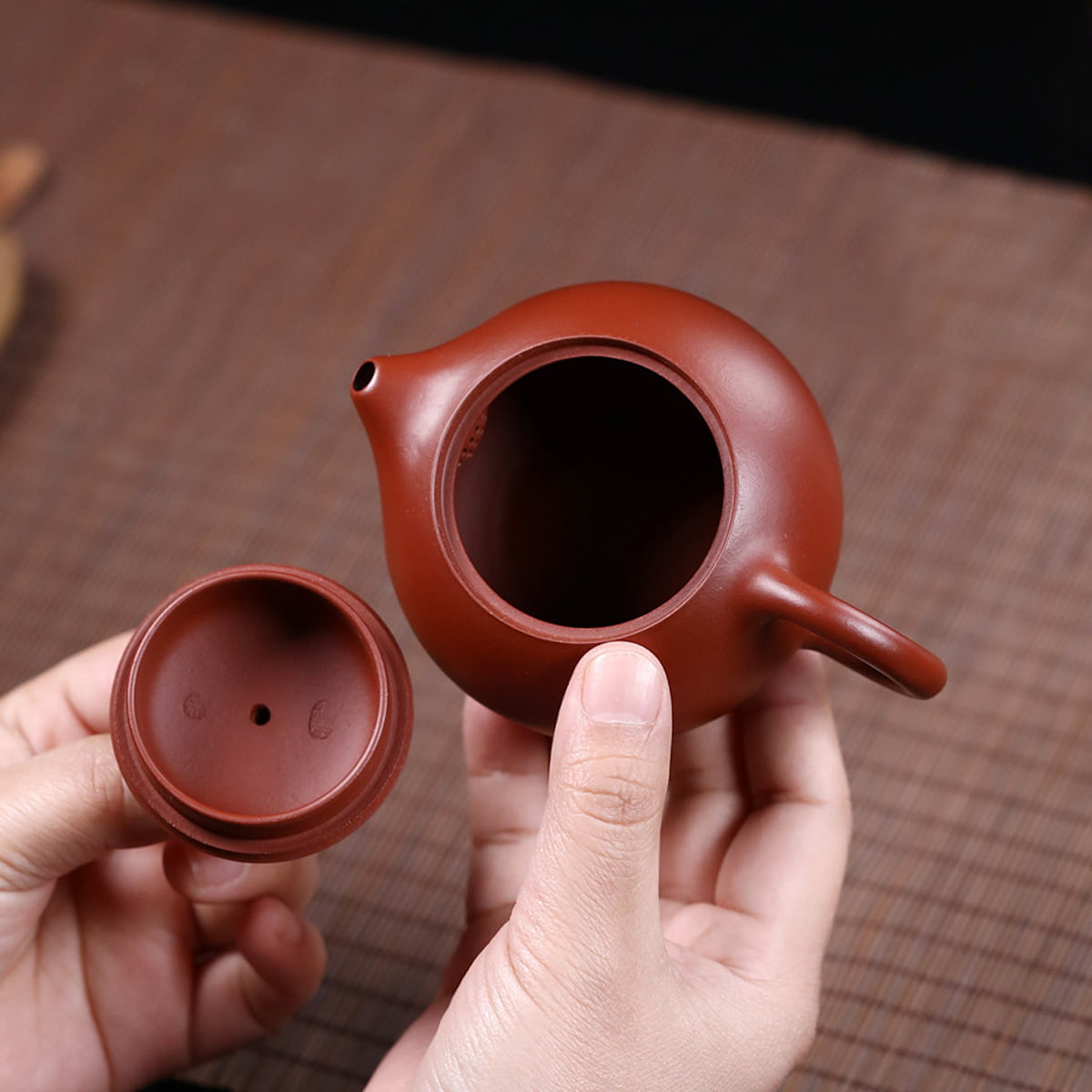 Clay Teapot Zisha Teapot Purple Clay Teapot Chinese Zisha Tea Xishi Pots Natural Mud Chinese Yixing Clay Zisha Pot Infusers Loose Tea