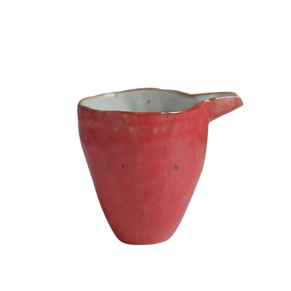 beginning of the manual coarse pottery Japanese powder lead glaze and fair mug cup and a cup of tea is tea jingdezhen