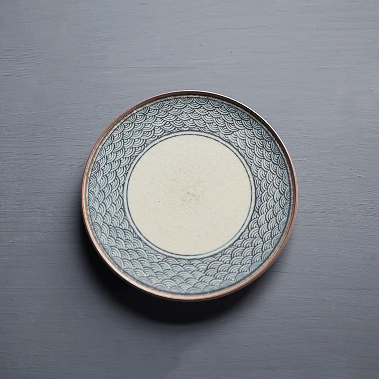 beginning of the pure manual only three tureen under glaze blue coarse pottery tureen xiangyun pot of kung fu tea cups