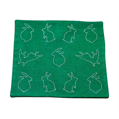 beginning of the stab son embroider tea table animals eat mat table mat r manual cloth art tea tea ceremony with zero