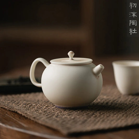beginning of the thin foetus pot pot shell glaze manually teapot tea ware jingdezhen ceramic household kung fu tea set