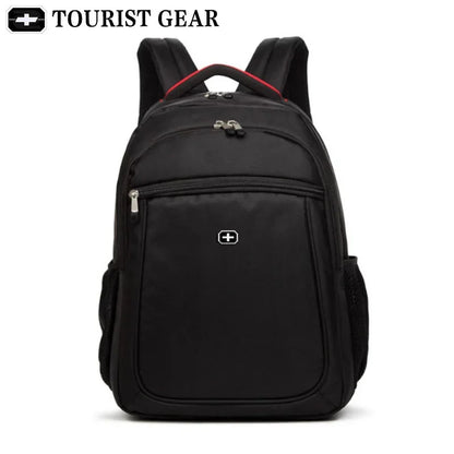 black bagpack 2024 mochila swiss Travel rugzak TOURIST GEAR 15.6 inch laptop business backpack men sac a dos homme