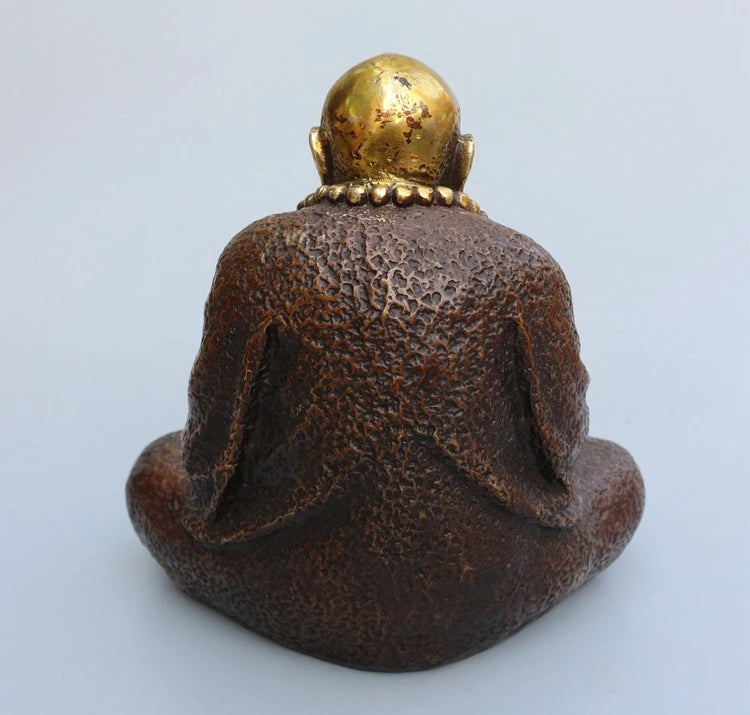 bless family Safety Health luck Talisman #office home shop efficacious Protection Damour Buddha FENG SHUI bronze statue