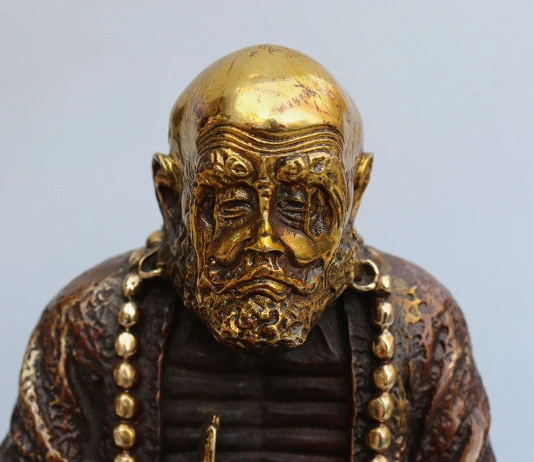 bless family Safety Health luck Talisman #office home shop efficacious Protection Damour Buddha FENG SHUI bronze statue