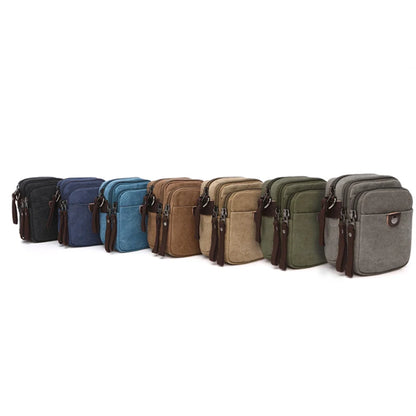 brand designer canvas bag mini Messenger bag shoulder bag for men high quality casual waist bag Bolso Small square bag