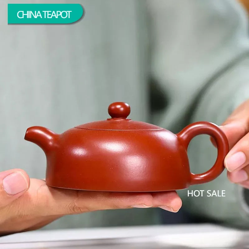 140ml Chinese Yixing Purple Clay Teapots Raw Ore Dahongpao Handmade Tea Pot Beauty Kettle Authentic Zisha Tea Set Teaware