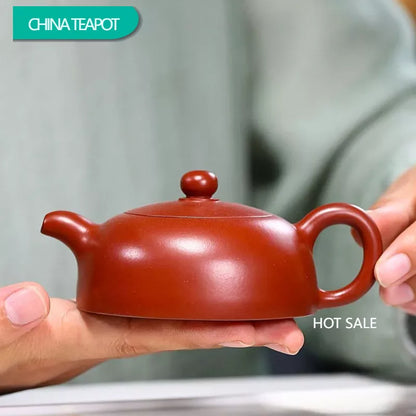 140ml Chinese Yixing Purple Clay Teapots Raw Ore Dahongpao Handmade Tea Pot Beauty Kettle Authentic Zisha Tea Set Teaware