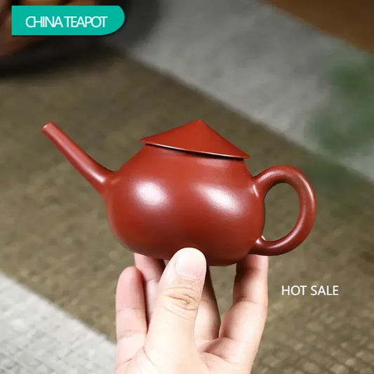 150ml Authentic Yixing Purple Clay Teapots Famous Artists Handmade Tea Pot Raw Ore Dahongpao Mud Kettle Chinese Zisha Tea Set