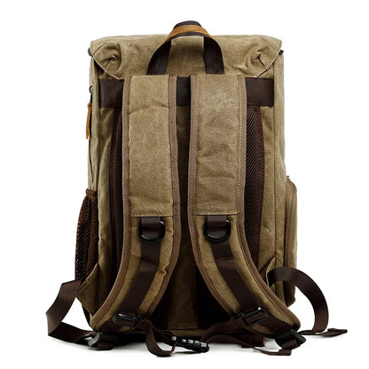 camera bag Canvas Batik Waterproof Photography Outdoor Wear-resistant Large Photo Camera for Fujifilm Nikon Canon Sony Backpack