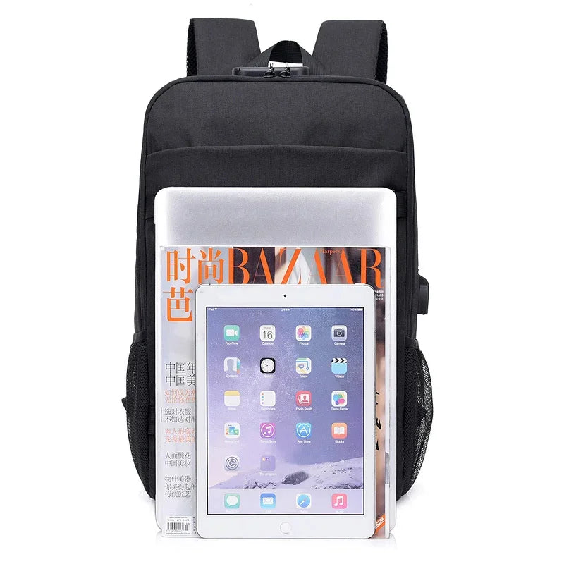 canvas men fashion Usb school backpack laptop computer the nightmare befor christmas my melody
