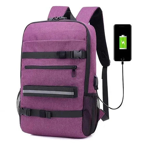canvas men fashion Usb school backpack laptop computer the nightmare befor christmas my melody