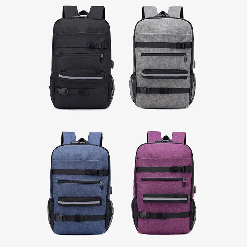 canvas men fashion Usb school backpack laptop computer the nightmare befor christmas my melody