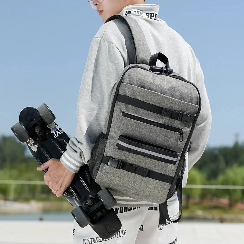 canvas men fashion Usb school backpack laptop computer the nightmare befor christmas my melody