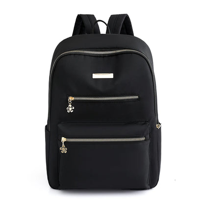 casual Women's Backpack Large Capacity Ladies Travel Bagpack Simple Solid Color School Bag High Quality Female Rucksack Mochilas