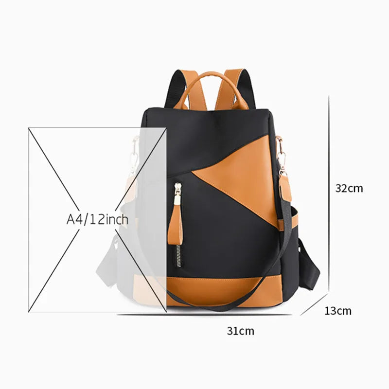 casual backpacks for women Anti-theft backpack lightweight travel backpack oxford waterproof fabric shoulder bag woman bagpack