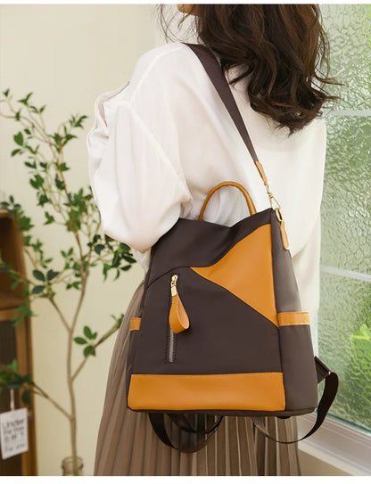 casual backpacks for women Anti-theft backpack lightweight travel backpack oxford waterproof fabric shoulder bag woman bagpack