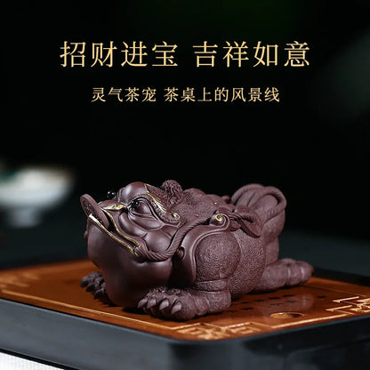 ceramic colour spittor one-size-fits-all lucky pet boutique tea can keep handmade tea and play furnishing articles