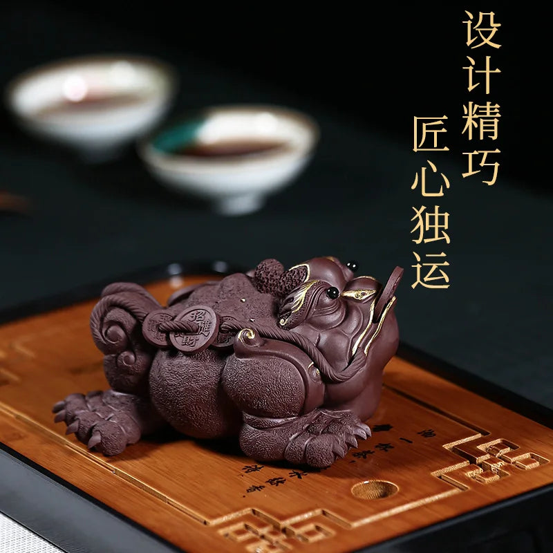 ceramic colour spittor one-size-fits-all lucky pet boutique tea can keep handmade tea and play furnishing articles