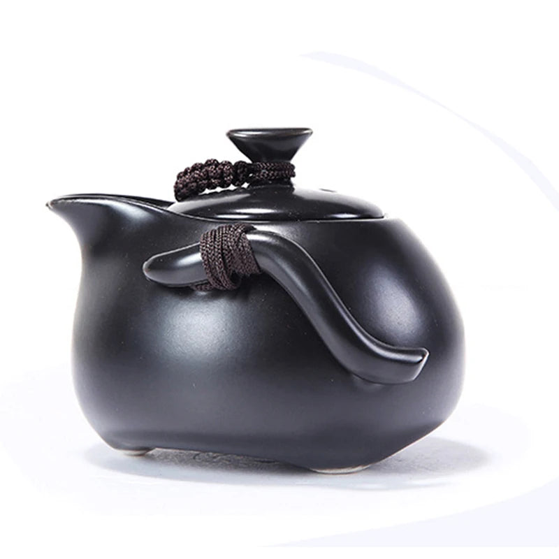ceramic teapot kettle gaiwan tea cup for puer chinese tea pot portable tea set with travel bag Free shipping