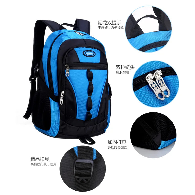 children School Bags teenagers Boys girls large laptop school Backpack students travel bag Waterproof large Schoolbag Book Bag