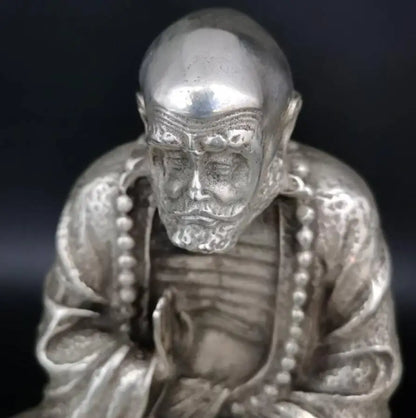 china White copper dharma patriarch crafts statue