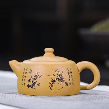 clásicas de arcilla púrpura, tetera hecha a con filtro de barro, tetera auténtica Teaware, tetera personalizada para el hogar