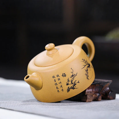clásicas de arcilla púrpura, tetera hecha a con filtro de barro, tetera auténtica Teaware, tetera personalizada para el hogar