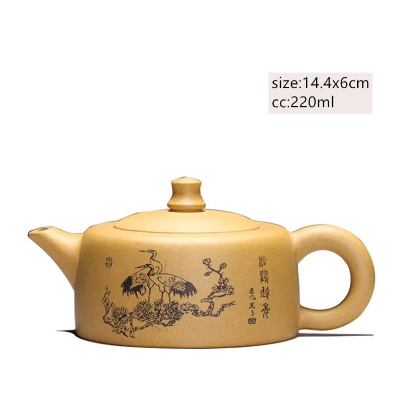 clásicas de arcilla púrpura, tetera hecha a con filtro de barro, tetera auténtica Teaware, tetera personalizada para el hogar
