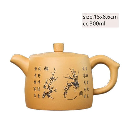 clásicas de arcilla púrpura, tetera hecha a con filtro de barro, tetera auténtica Teaware, tetera personalizada para el hogar