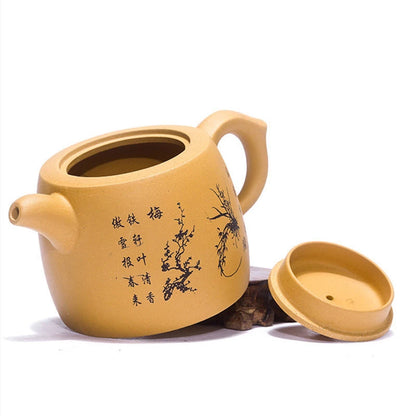 clásicas de arcilla púrpura, tetera hecha a con filtro de barro, tetera auténtica Teaware, tetera personalizada para el hogar