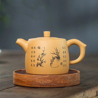clásicas de arcilla púrpura, tetera hecha a con filtro de barro, tetera auténtica Teaware, tetera personalizada para el hogar