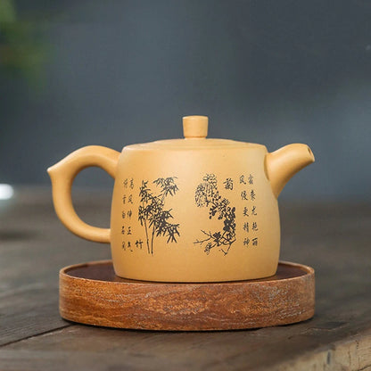 clásicas de arcilla púrpura, tetera hecha a con filtro de barro, tetera auténtica Teaware, tetera personalizada para el hogar