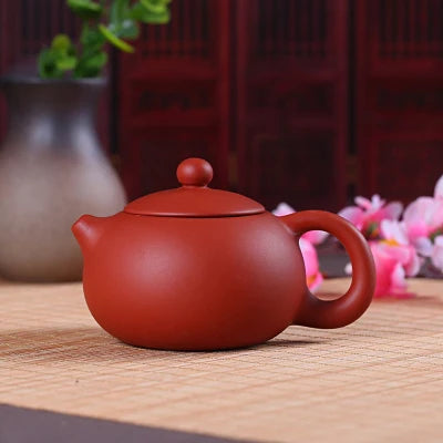 clearance sales Chinese purple clay tea pot 140 / 200ml kungfu pot marked black / red clay xishi pots