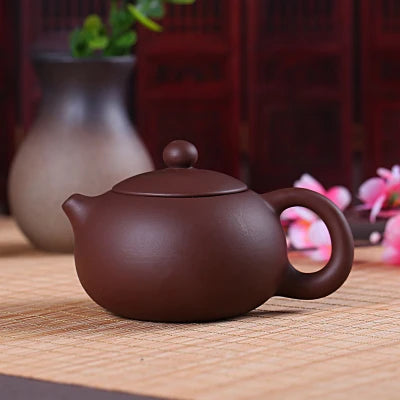 clearance sales Chinese purple clay tea pot 140 / 200ml kungfu pot marked black / red clay xishi pots