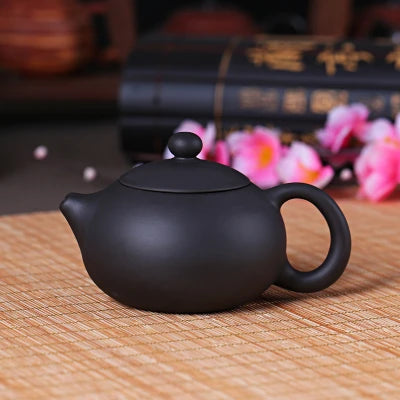 clearance sales Chinese purple clay tea pot 140 / 200ml kungfu pot marked black / red clay xishi pots