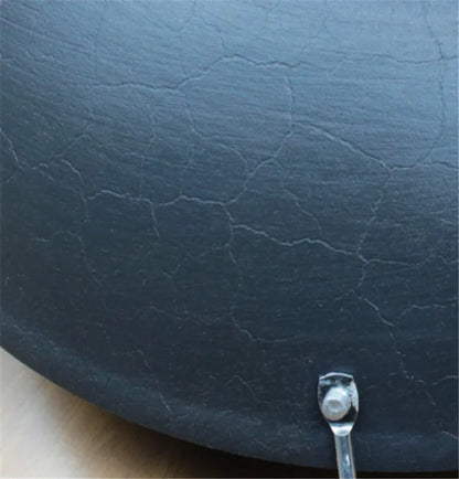 cooking wok cast iron cooking pan steel wok deep frying pan cookware kitchen pot no coating No stick balck shiny chinese pan wok