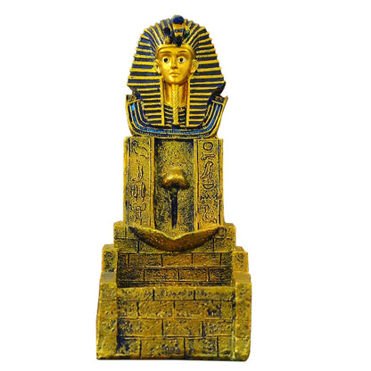 creative ancient Egypt backflow incense burner resin crafts a generation of home Buddha feng shui