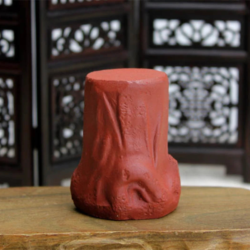 creative holder for lid of tea pot or gaiwan yixing zisha purple clay rack handmade rabbit statue lid protector on sales new