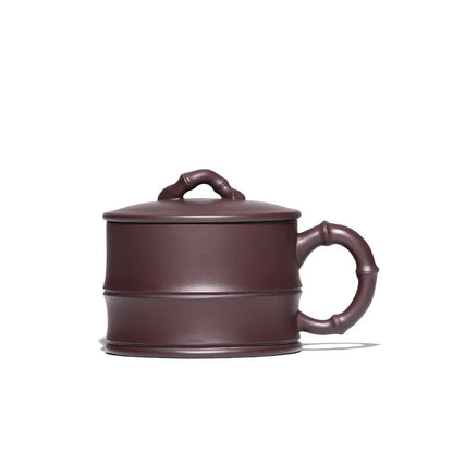 cup really pure manual the ceramic cover cups of tea a cup of tea tea set purple clay small bamboo section of the cup