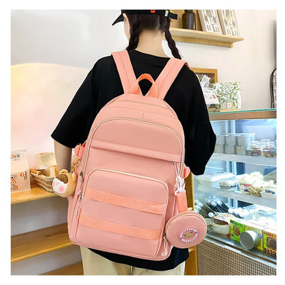 cute girls school bags korean style elementary school backpack large capacity student backpack handbag pencil bag schoolbag girl