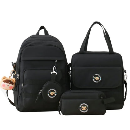 cute girls school bags korean style elementary school backpack large capacity student backpack handbag pencil bag schoolbag girl