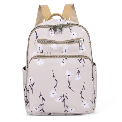 cute small backpack pink school backpack female casual floral backpack leisure travel backpack with flowers girls school bags