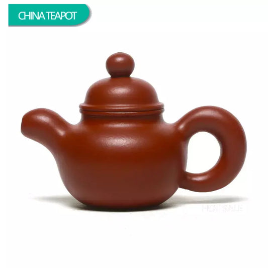 110ml Chinese Yixing Purple Clay Teapots Famous Artists Handmade Small Capacity Tea Pot Raw Ore Dahongpao Kettle Zisha Tea Set